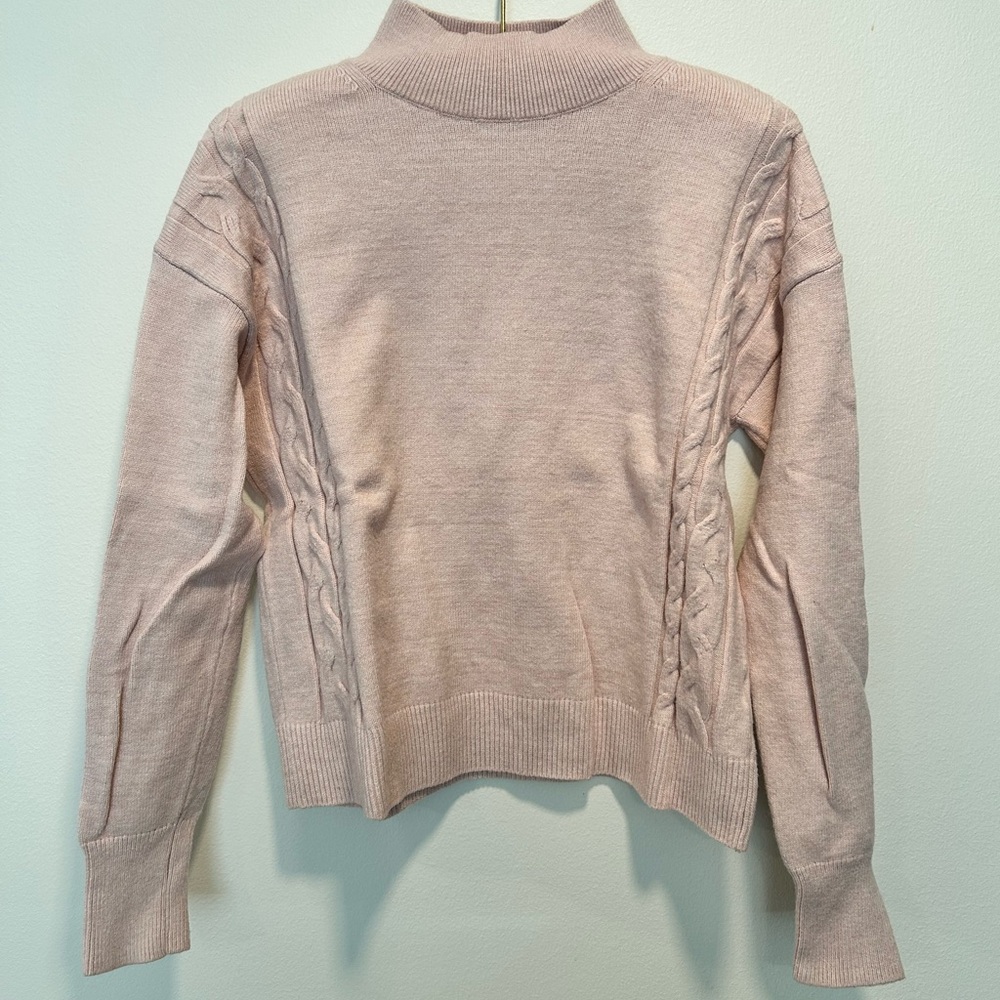 Banana Republic Light Pink Turtleneck Sweater